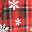 Red Plaid Snowflake
