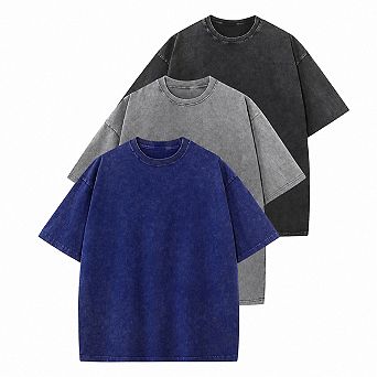 Vintage Washed Oversized Short Sleeve Baggy Cotton Unisex Casual Tee Shirts
