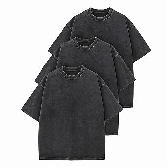 Vintage Washed Oversized Short Sleeve Baggy Cotton Unisex Casual Tee Shirts