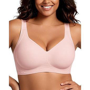 Wireless Full Coverage Supportive Plus Size Bras For Large Busts