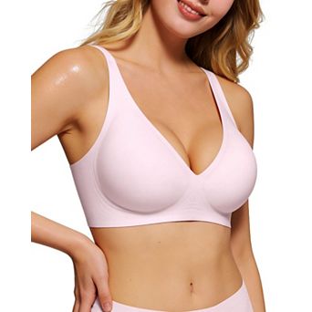 Wireless Push Up Bra Soft Support Lift T Shirt Daily Wear Comfort