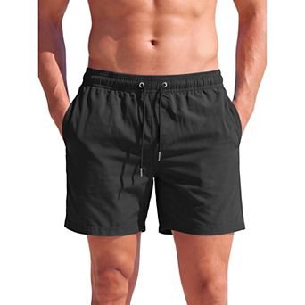 Men's Quick Dry Hawaiian Swim Trunks with Mesh Lining Beach Board Shorts