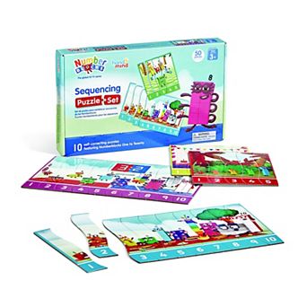 hand2mind Numberblocks Sequencing 10 pc Puzzle Set