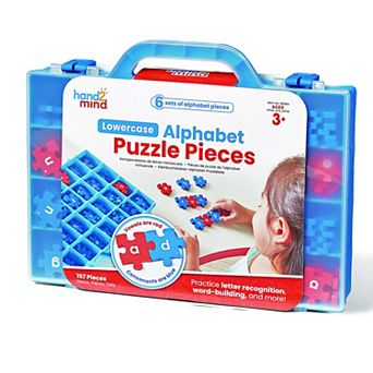 hand2mind Lowercase Alphabet Puzzle Pieces 157 pc Educational Toy