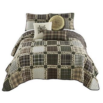 Donna Sharp Pine Patch Pieced Quilt Set with Shams