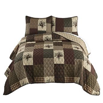 Donna Sharp Pine Panels Quilt Set with Shams