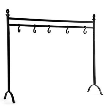 BirdRock Home Stocking Stand & Stocking Holders Set