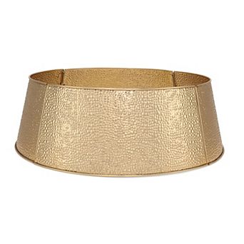 BirdRock Home Gold Tone Bubble 4 Panel Tree Collar