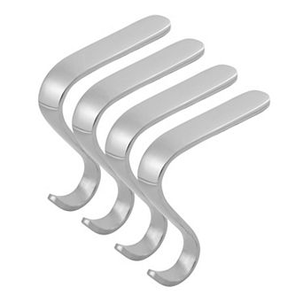 BirdRock Home Mantel Hooks 4-Pack