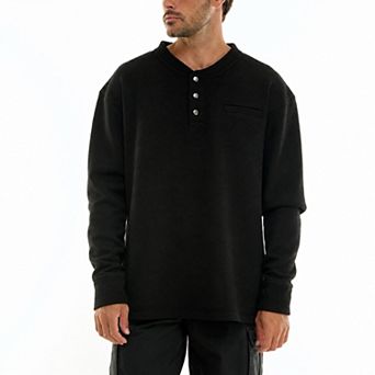 Men's Hallstatt Micro Fleece Bonded Thermal Henley Shirt