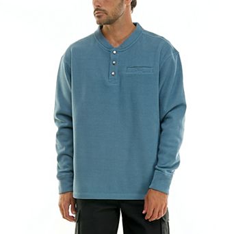 Men's Hallstatt Micro Fleece Bonded Thermal Henley Shirt