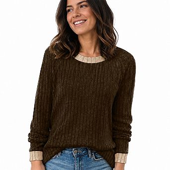 Womens Lightweight Soft Long Sleeve Tops Loose Fit Casual Dressy Layering