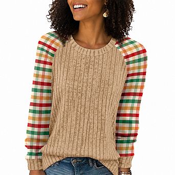 Womens Lightweight Soft Long Sleeve Loose Fit Casual Tops