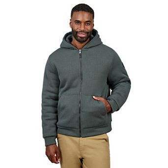 Free Country Men's Cable Fleece Reversible Jacket