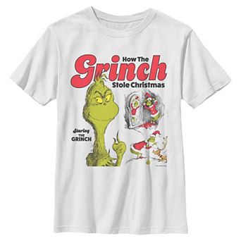 Boys 6-20 Dr. Seuss How The Grinch Stole Christmas Starring The Grinch Graphic Tee