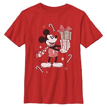 Boys 6-20 Disney's Mickey Mouse Christmas Presents Graphic Tee
