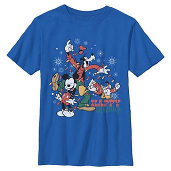 Boys 6-20 Disney's Mickey And Friends Happy Holidays Graphic Tee