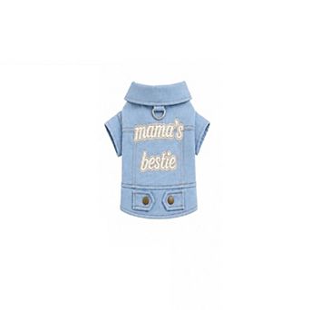 Small Dog Denim Vest
