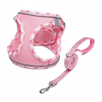 Soft Mesh Dog Harness Set