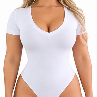 YAHAIRA Women's Happy Cami Shaper Bodysuit Short Sleeves Top