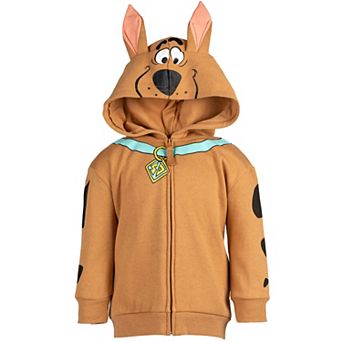 Scooby-Doo Cosplay Fleece Zip-Up Hoodie