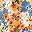 Floral White Orange
