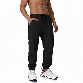 Men's Thickened Drawstring Jogger Pants Loose Comfortable Casual