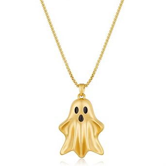 Spooky Ghost Pendant Necklace