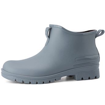 Men's Short Rain Boots Waterproof Thick Sole Rain Shoes