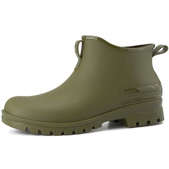 Men's Short Rain Boots Waterproof Thick Sole Rain Shoes