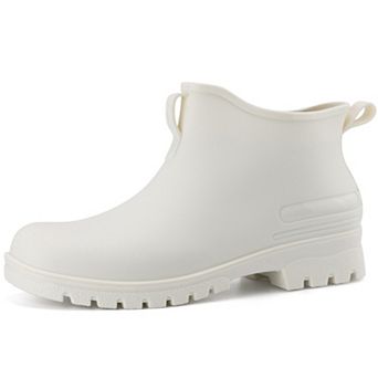Men's Short Rain Boots Waterproof Thick Sole Rain Shoes