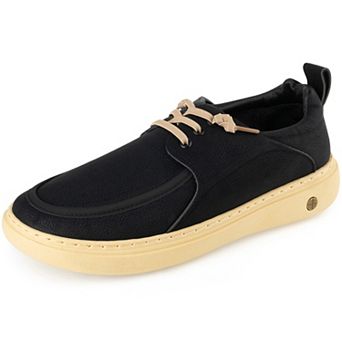 Men's Platform Shoes Vintage Lace Up Lightweight Walking Sneakers