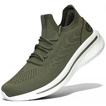 Womens Walking Running Slip on Breathable Mesh Sneakers