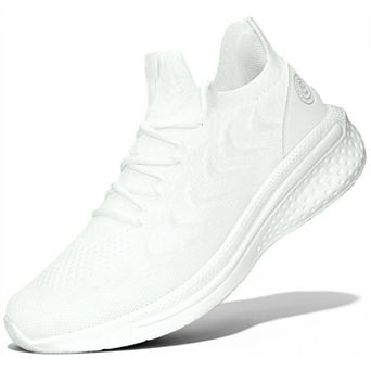 Womens Walking Running Slip on Breathable Mesh Sneakers