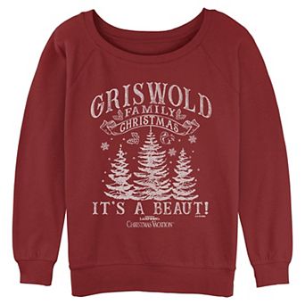 Juniors' Christmas Vacation Griswold Family Christmas It's A Beaut! Graphic Pullover