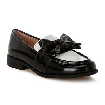 London Rag Araminta Women's Bow Accent Loafers