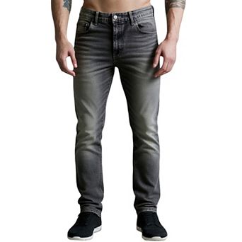 Men’s Slim‑Fit Washed Denim Jeans, Classic Casual Daily‑Wear Long Trousers