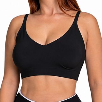 YAHAIRA Women's Seamless Dig-Free Straps Removable Cups Bralette
