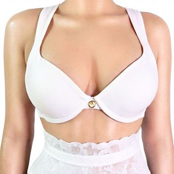 YAHAIRA Women's Happy Bra Back Detachable Plunge Push-Up Bra Smoother