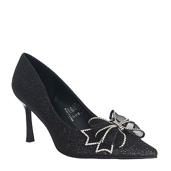 Embellished Pointed-Toe Pump
