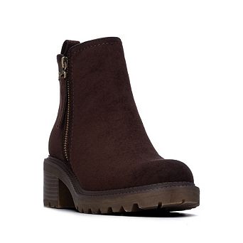Women's Casual Suede Ankle Booties Refresh Collection By XTI 176246