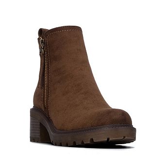Women's Casual Suede Ankle Booties Refresh Collection By XTI 176246