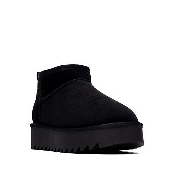 Women's Casual Platform Suede Ankle Booties Refresh Collection By XTI 176259