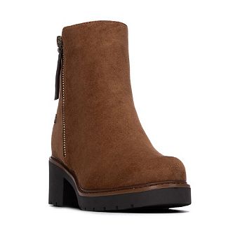 Women's Casual Suede Ankle Booties Refresh Collection By XTI 176283