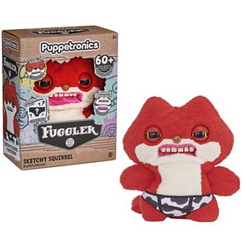 Fugglers Sketchy Squirrel Puppetronic Plush Toy