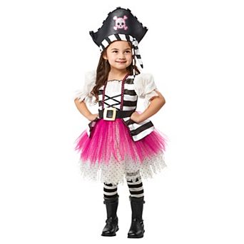 Girls' Posh Little Pirate Girl Costume for Toddlers
