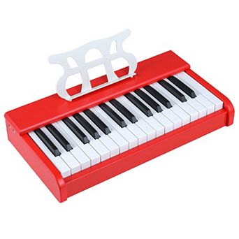 Costway 30 Keys Kids Piano Keyboard with Removable Music Stand, One-key Start Function