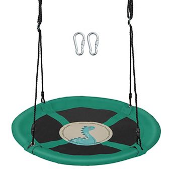 Costway 40'' Flying Saucer Tree Swing Indoor Outdoor Play Set Swing for Kids