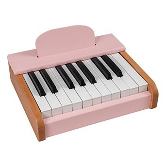 Costway 18 Keys Kids Piano Keyboard with Removable Music Stand One-key Start for Boys Girls
