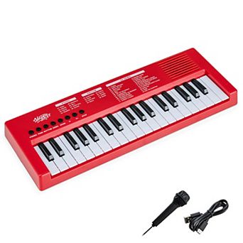 Costway Kids Piano Keyboard with 8 Rhythms 8 Tones 22 Demos for 3+ Years Old Boys & Girls